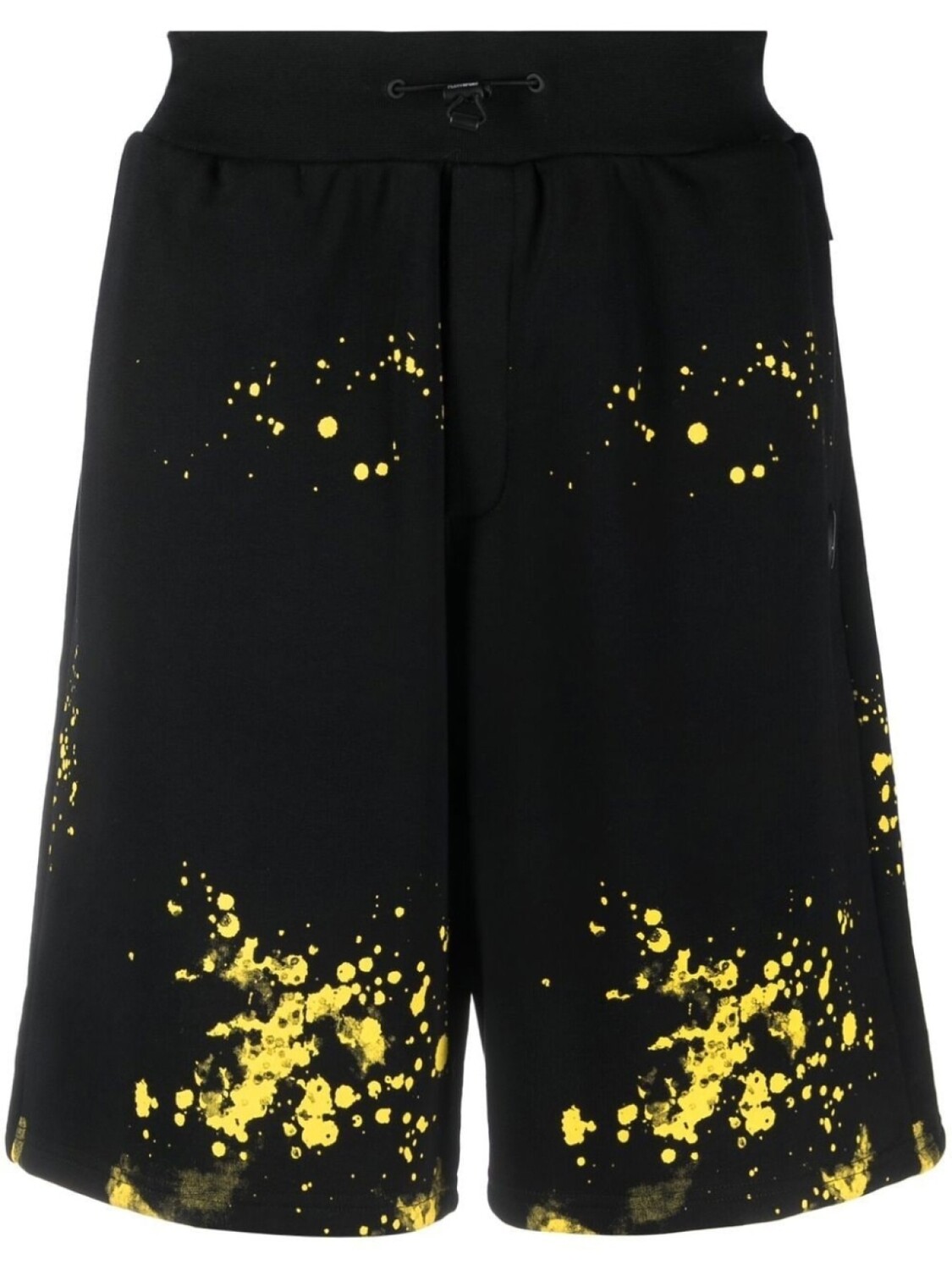 

Plein Sport спортивные шорты с эффектом разбрызганной краски, черный