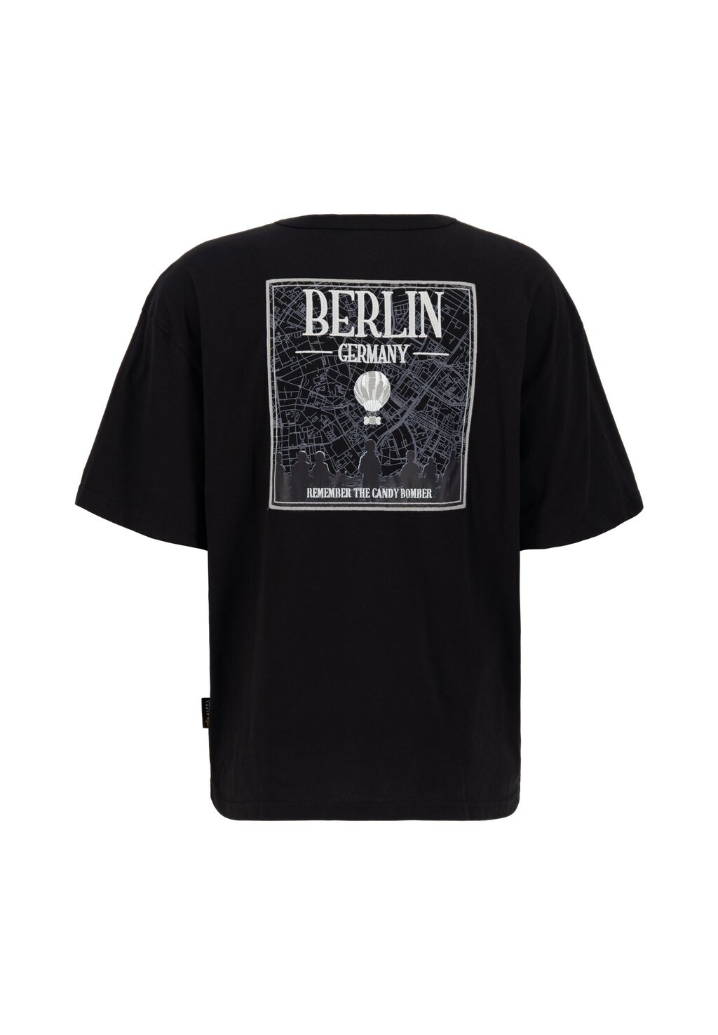 

Футболка с принтом BERLIN CANDY Alpha Industries, черный