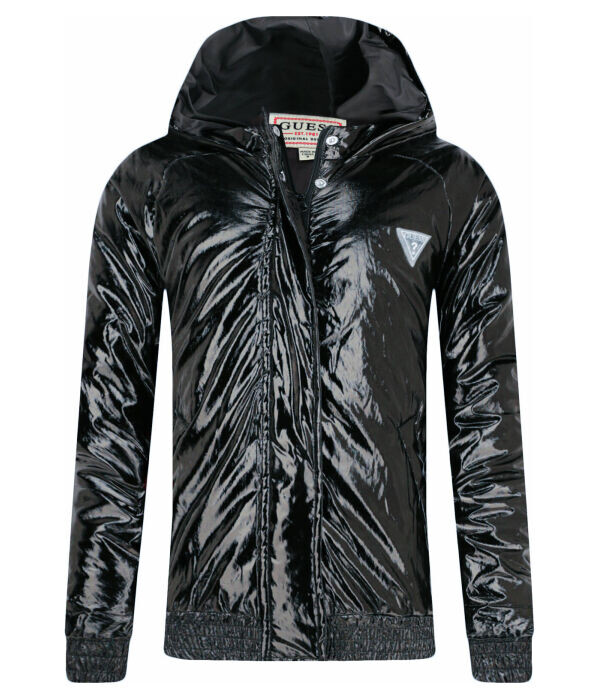 

Куртка Guess Regular Fit с логотипом на спине, черный
