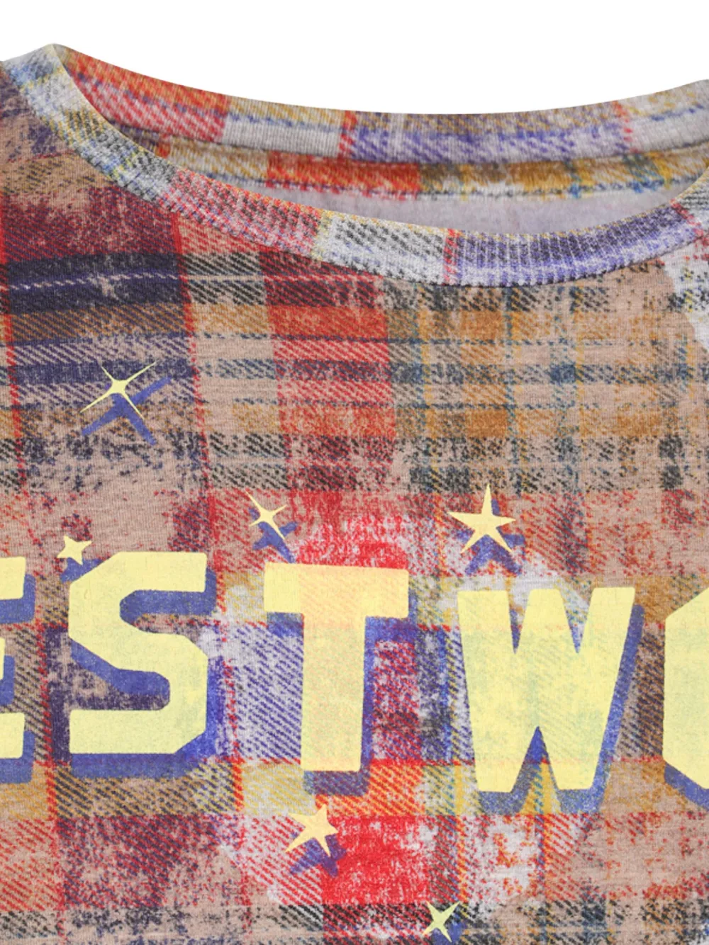 Футболка Westwood с клетчатым принтом Vivienne Westwood, желтый — фото 3