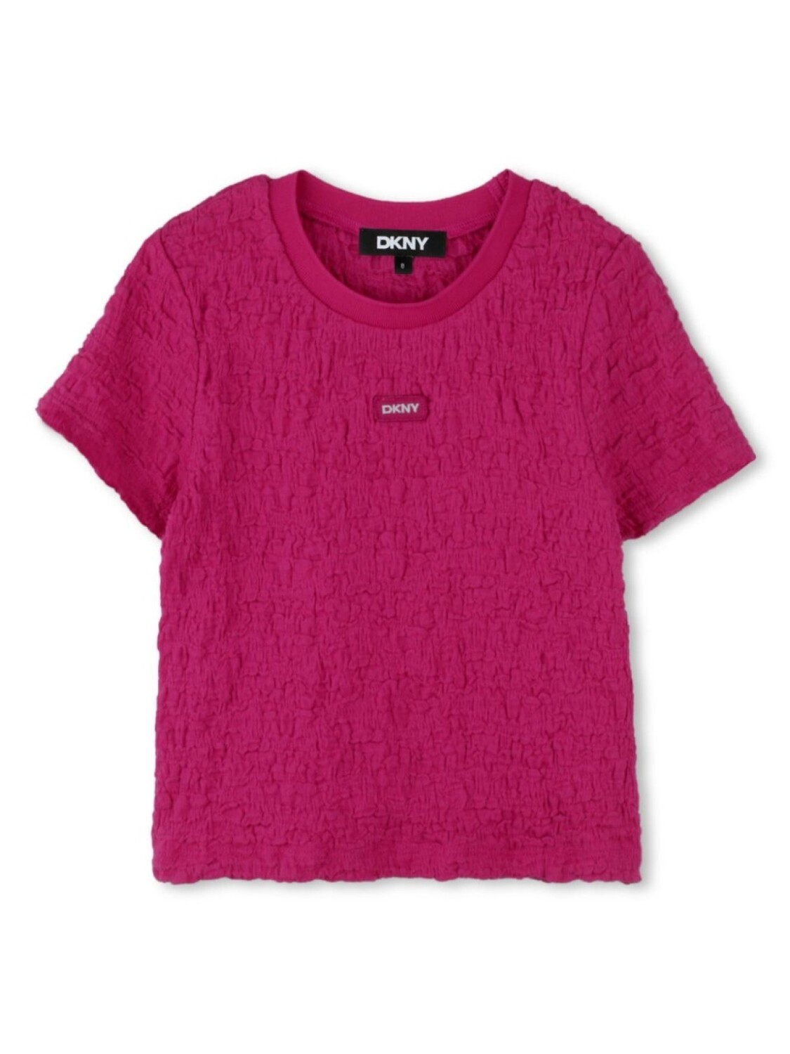 

Dkny Kids футболка с нашивкой-логотипом, розовый