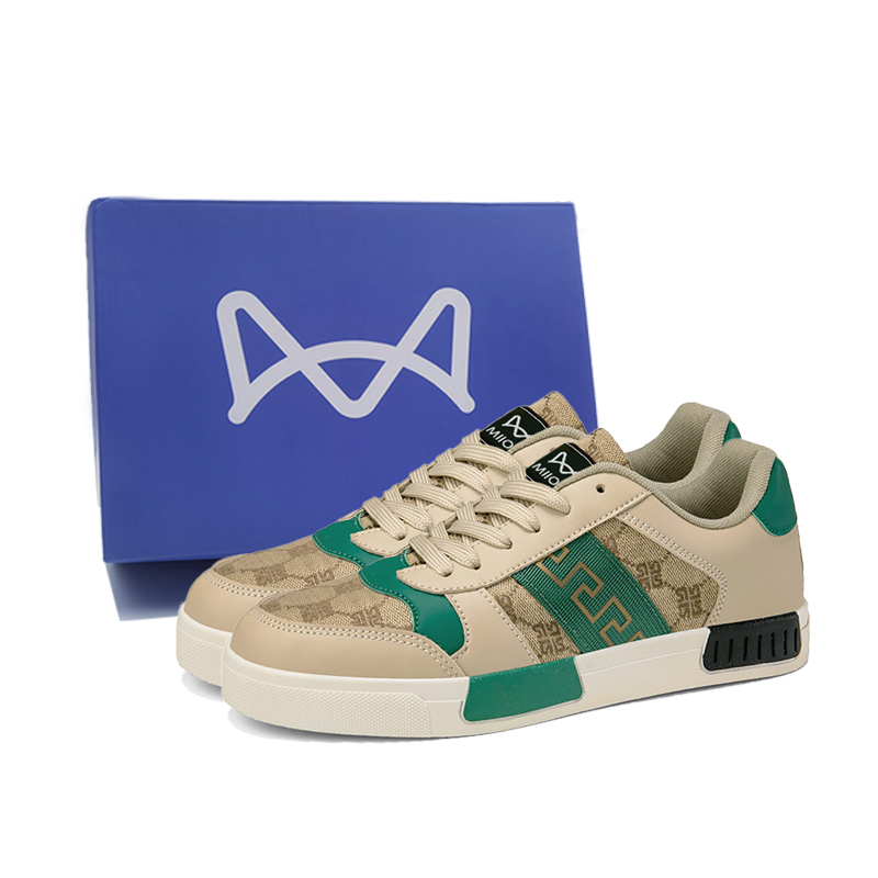 

Нескользящие износостойкие низкие мужские кроссовки MIIOW, Khaki[Box]