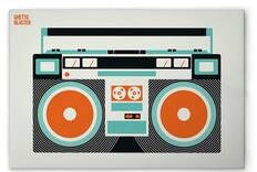 

Картина на холсте A.S. Création Ghetto Blaster цвет cremeschwarzweissorangeblau