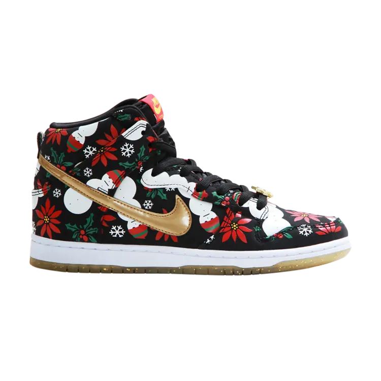 

Кроссовки Nike Concepts x Dunk High SB Premium 'Ugly Christmas Sweater', черный
