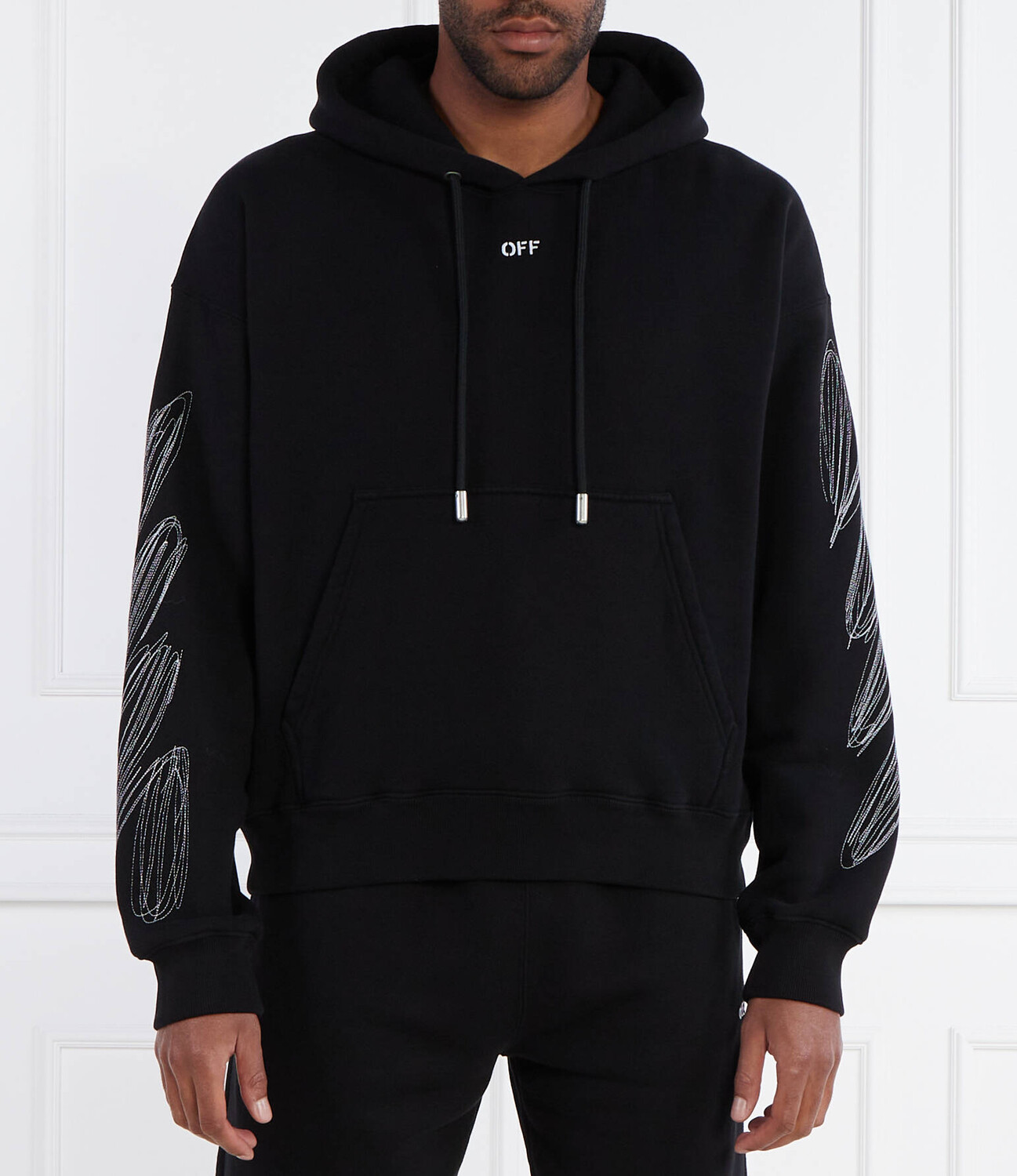 

Толстовка OFF-WHITE Regular Fit, черный
