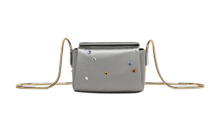 

MARNI Сатиновая сумка через плечо, мини-кроссбоди женская серая