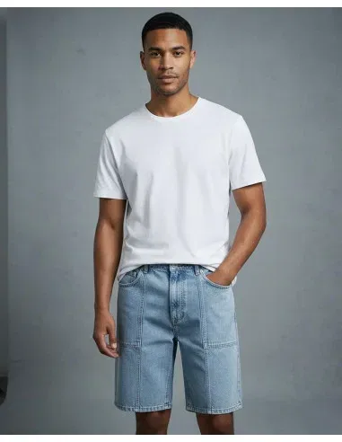 Шорты джинсовые Calvin Klein, разноцветный