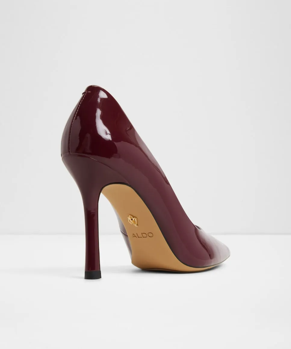 Женские туфли-лодочки с острым носком Aldo, бордовый — фото 4