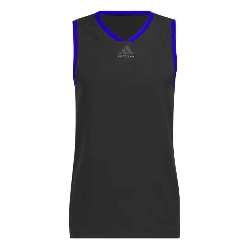 Adidas Футболка-майка баскетбольная мужская black