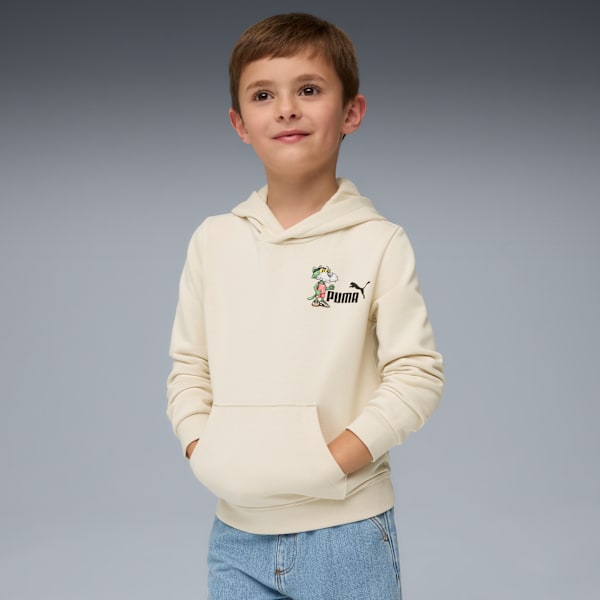 

Детская толстовка с капюшоном Super Puma, белый