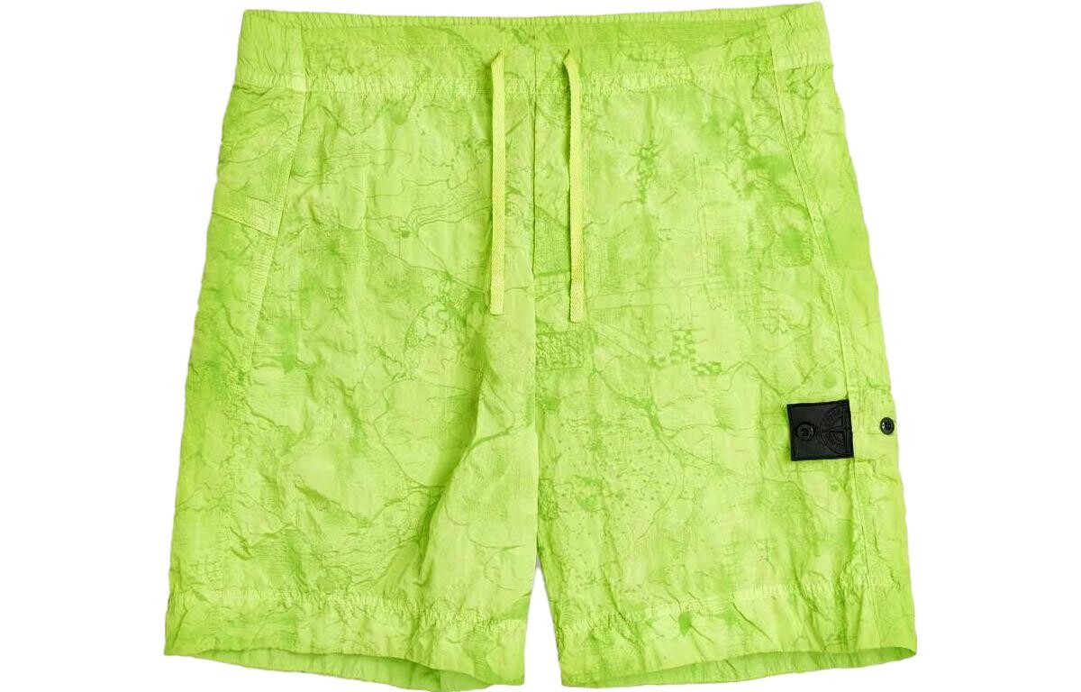 

SS23 Нейлоновые мета повседневные шорты мужские фисташкового цвета Stone Island, цвет Pistachio color