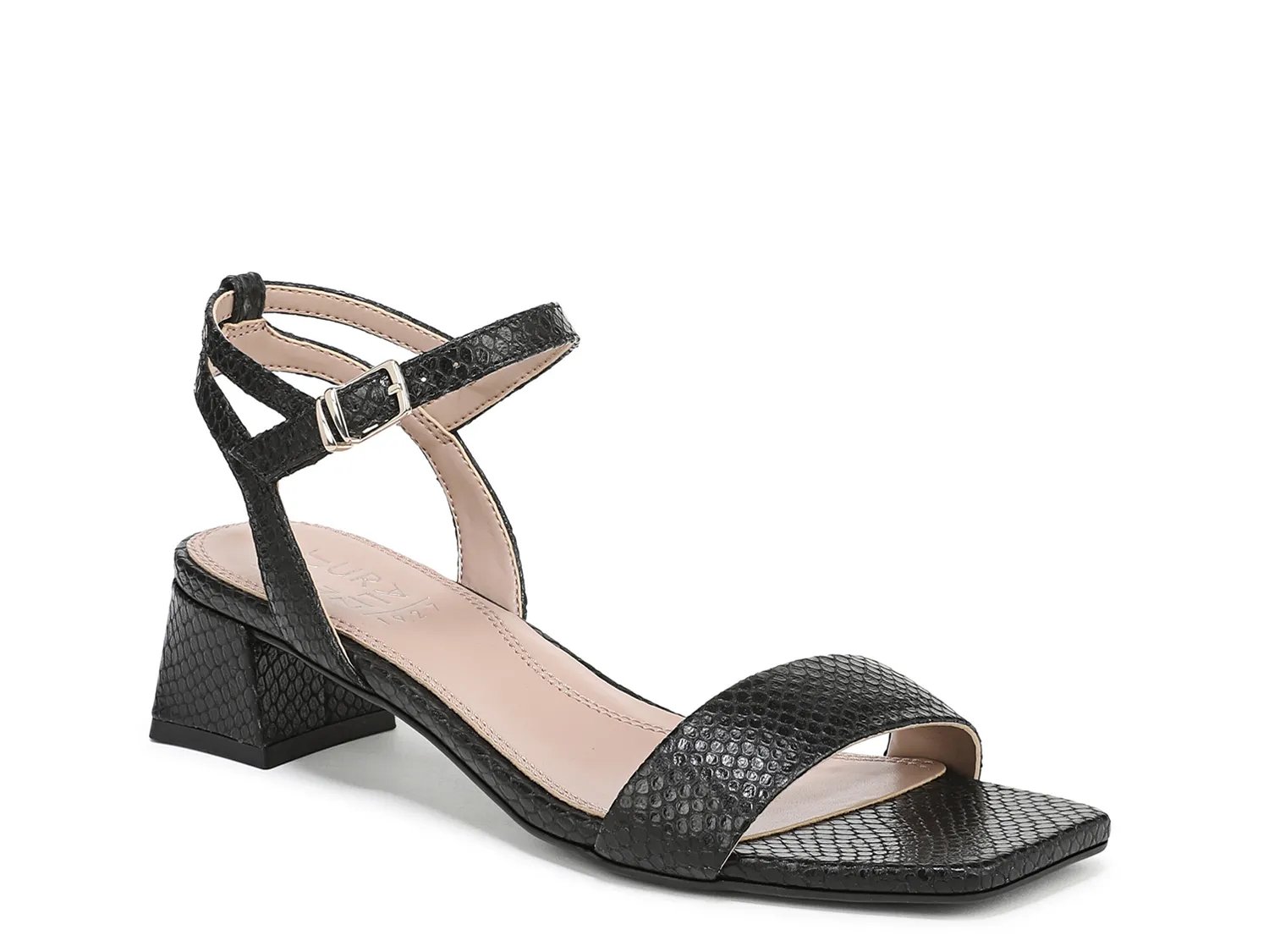 Сандалии Naturalizer Hana Sandal, Black Leather