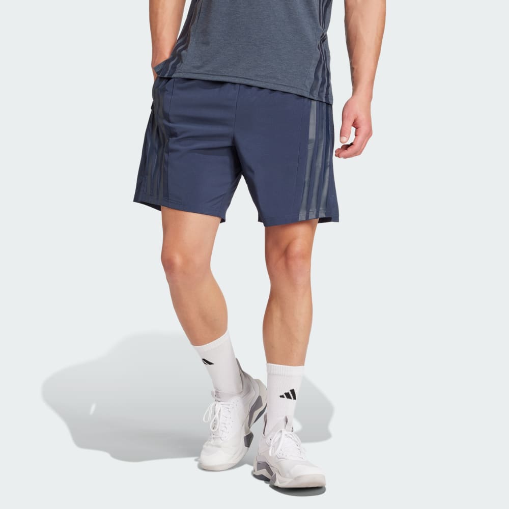 

Спортивные шорты Adidas Designed-for-Training 3-Stripes Shorts, цвет Aurora Ink
