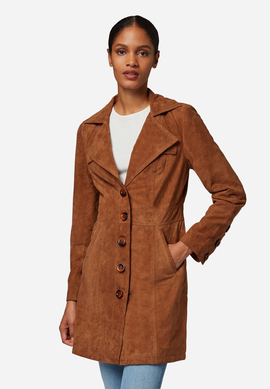 

Полупальто LUCY Ricano, цвет cognac velour