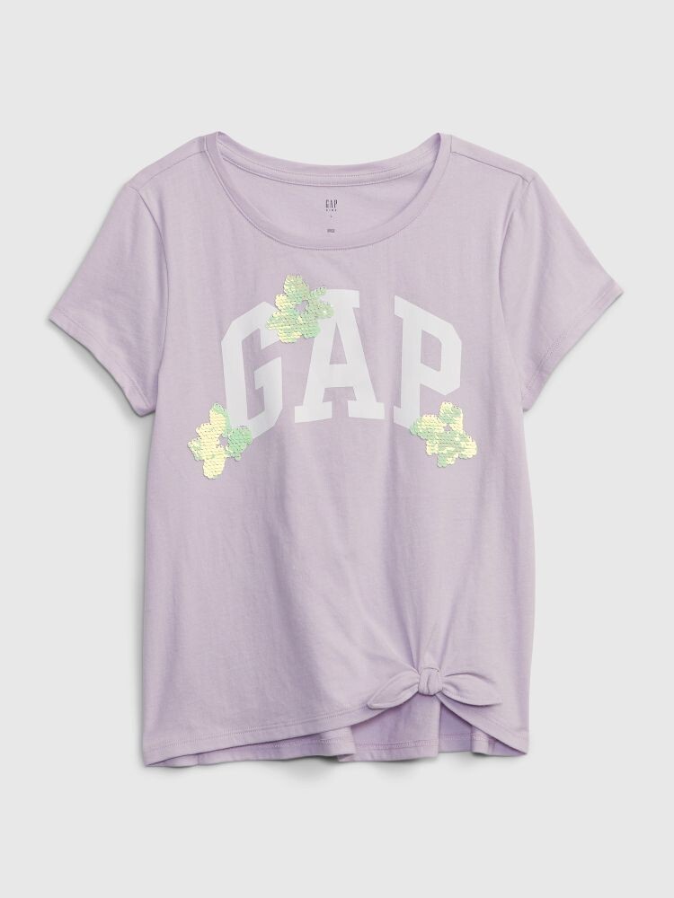 

Детская футболка с логотипом Gap, фиолетовый