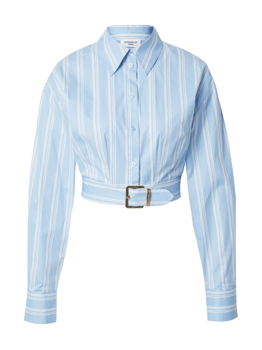 

Рубашка Hoermanseder x About You Blouse Binia, светло-синий