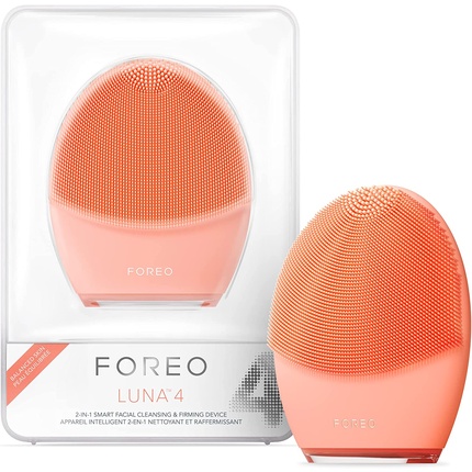 

FOREO Luna 4 Щетка для очищения лица Укрепляющий массажер для лица Антивозрастной эффект Улучшает впитывание средств по уходу за кожей Сбалансированная кожа