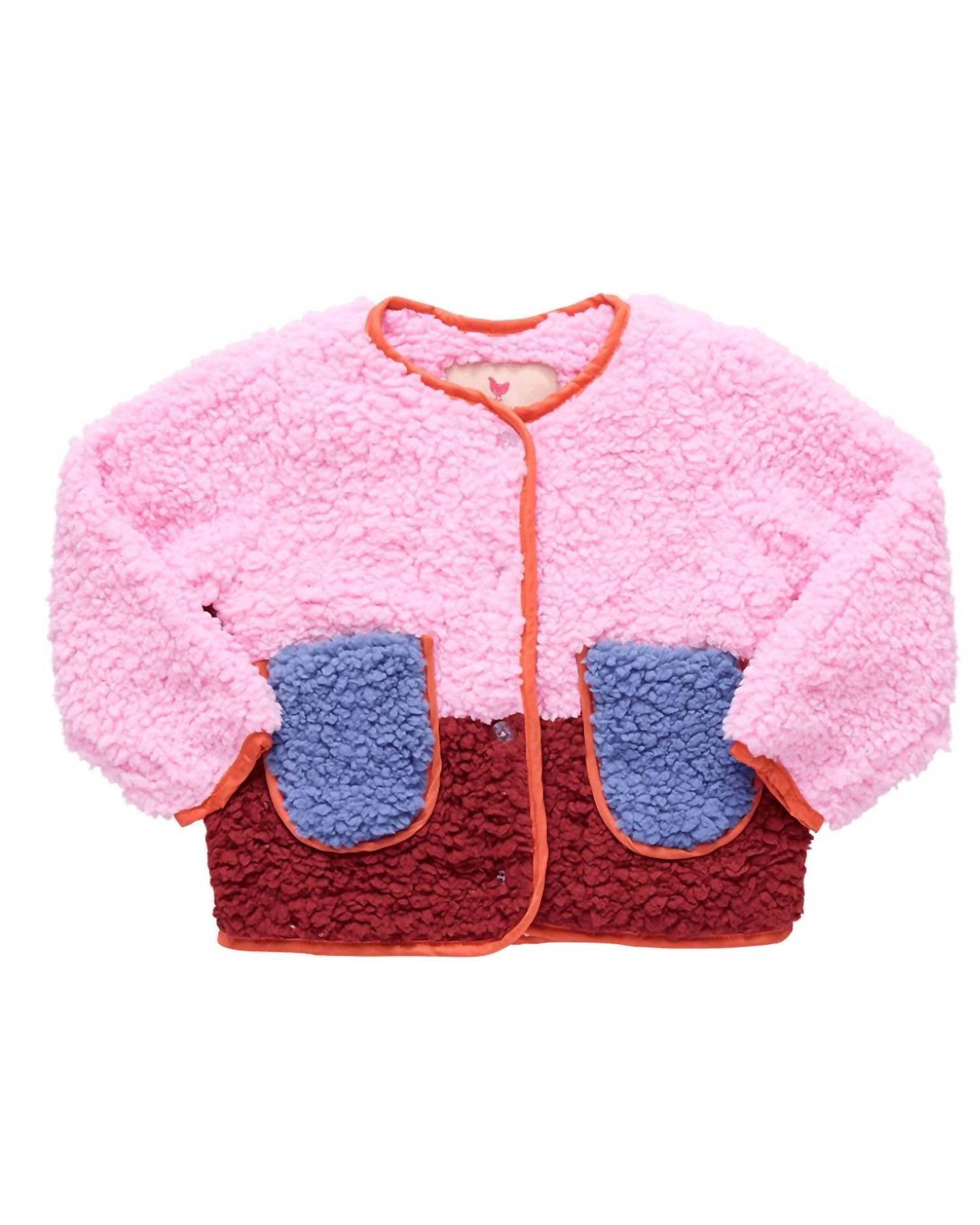 

Pink Chicken Детская жакет-куртка Ruth на пуговицах, сиреневого цвета