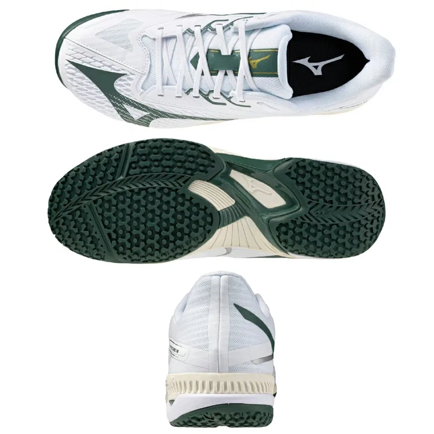 Теннисные кроссовки «Wave Exceed 6 SW OC» от Mizuno, 35 White X Green — фото 4