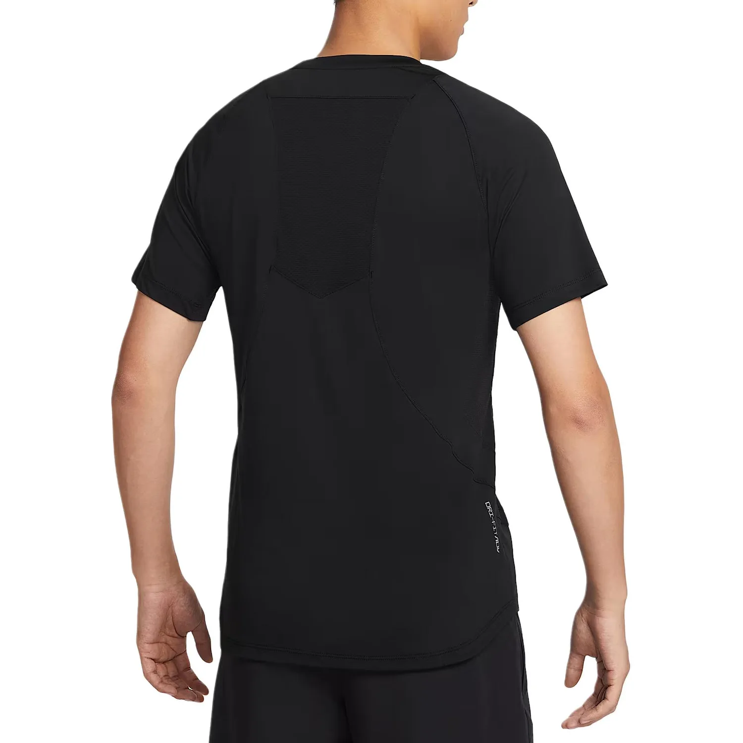 Футболка мужская Dri Fit FW25 ADV Pro Training Quick Dry Nike, черный/черный/белый — фото 3