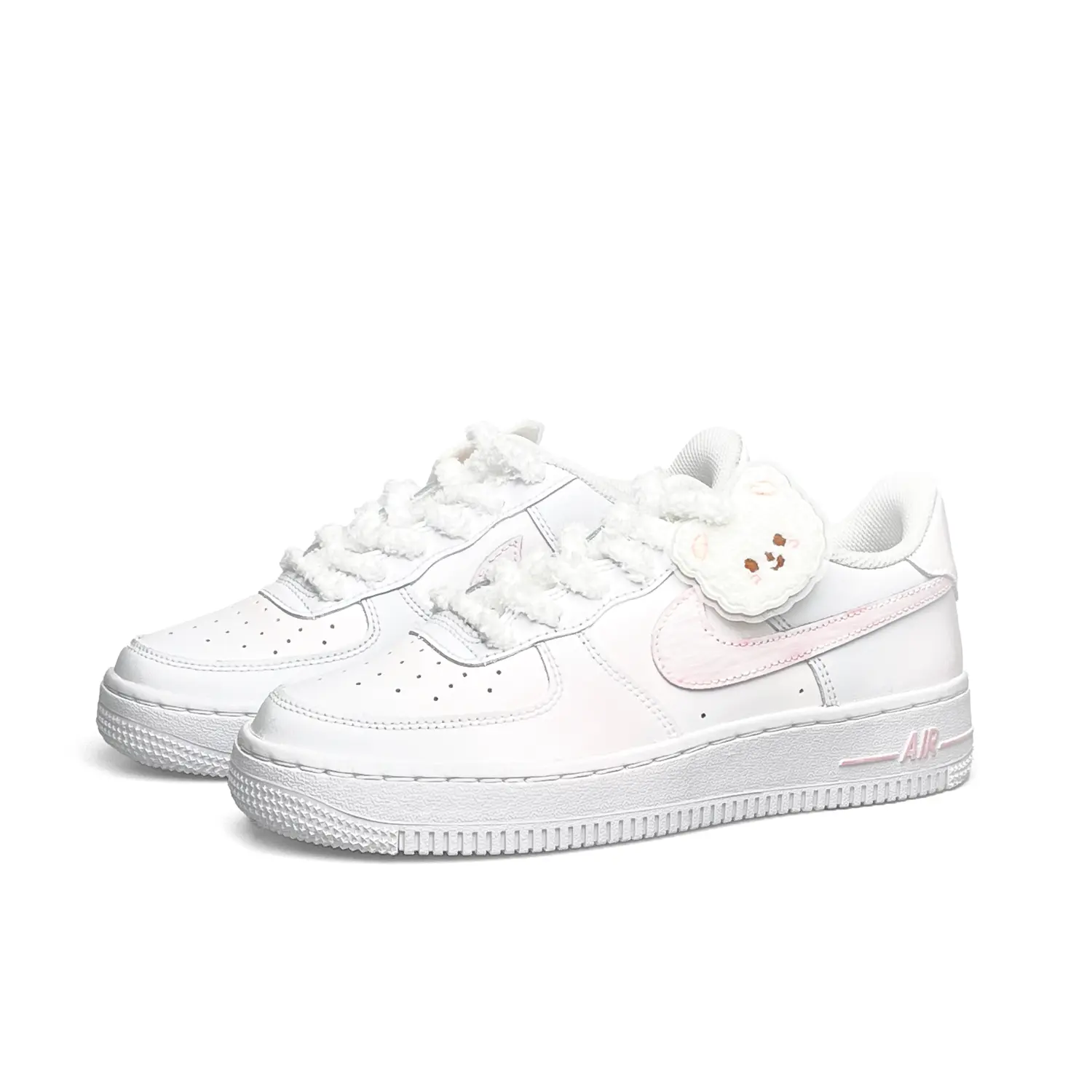 Кроссовки Air Force 1 для скейтбординга, легкие, дышащие, с амортизацией, низкие, для детей и подростков Nike, белый — фото 3