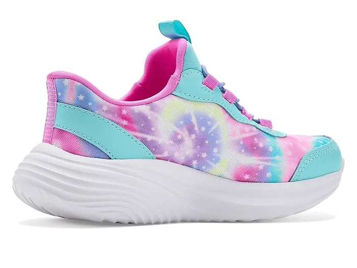Кроссовки с технологией Hands Free Slip-Ins Bounder Pro SKECHERS KIDS, Turquoise/Multi — фото 4