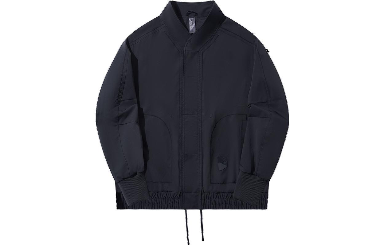 

LiNing Мужская куртка угольно-черная, Charcoal Black