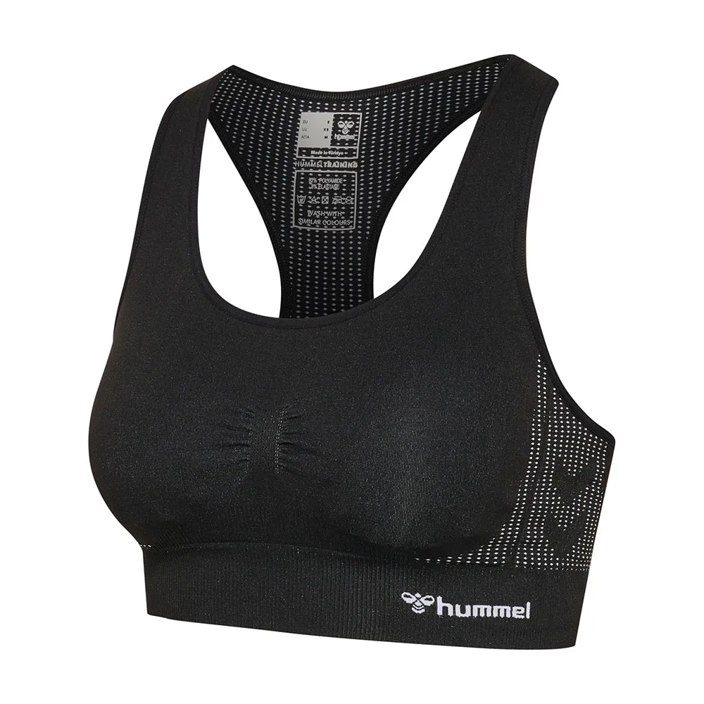 

Спортивный топ Hummel MT Shaping Seamless Padded, черный