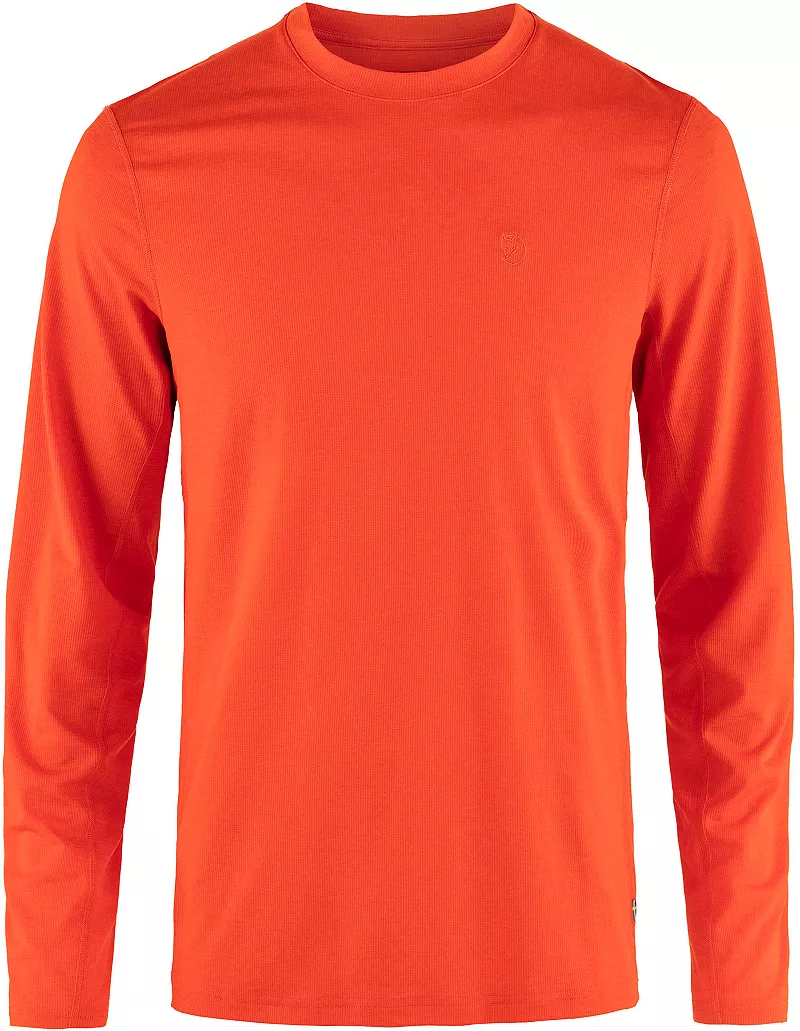 

Мужская футболка Fjallraven Abisko Day Hike с длинными рукавами, цвет Flame Orange