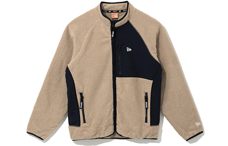 

New Era Бархатная куртка унисекс бежевая, Beige