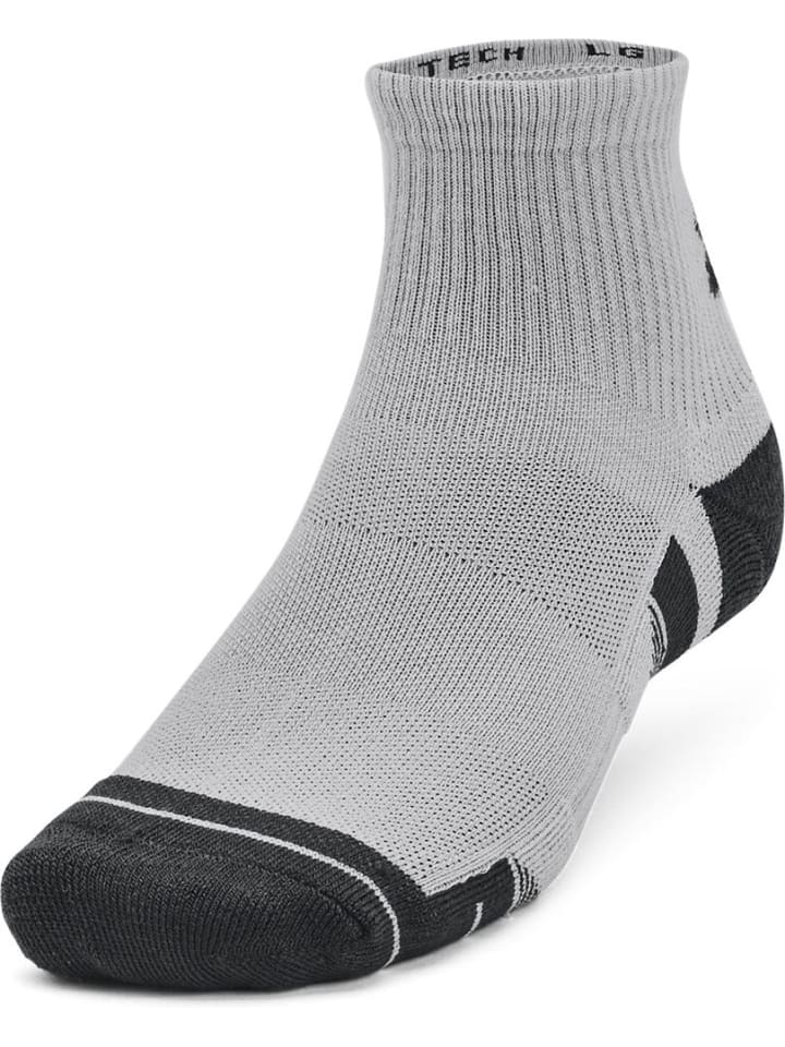 

Носки UA Performance Tech 3Pk Qtr Under Armour, серый