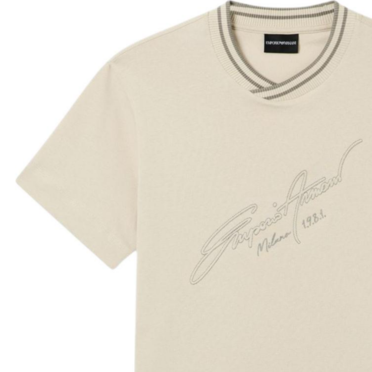 EMPORIO ARMANI Футболка из плотного сингла — фото 2