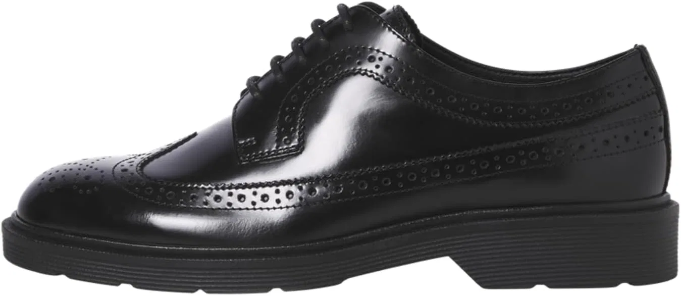 Туфли JACK & JONES Men's Jfwdax Leather Brogue Styd, Black