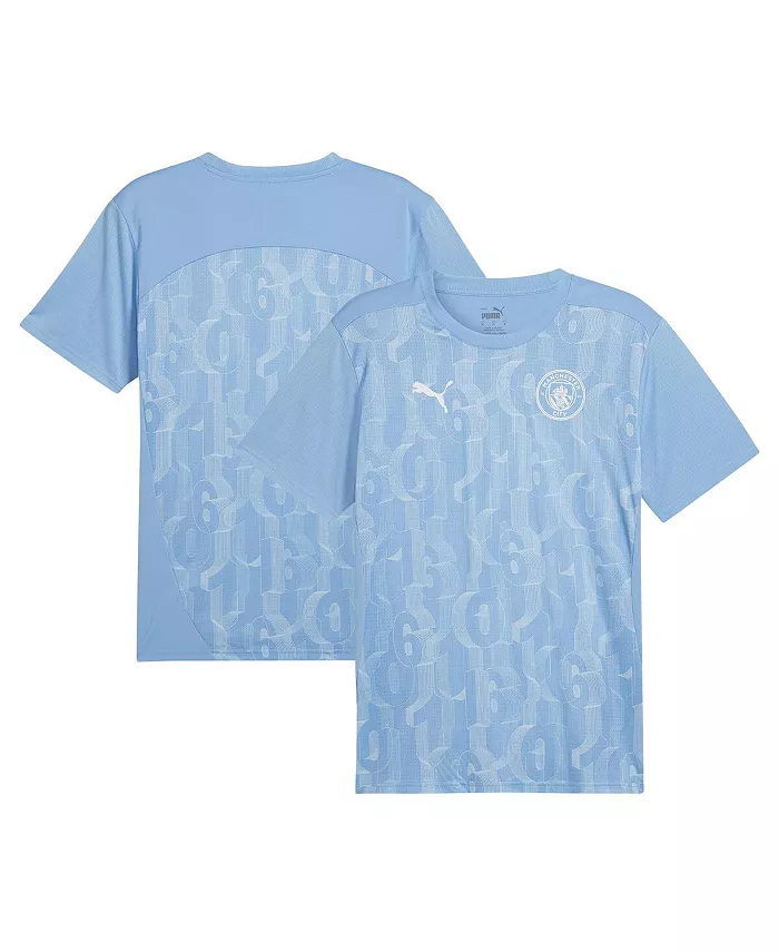 

Мужская футболка Manchester City 2024/25 для разминки в светло-голубом цвете Puma