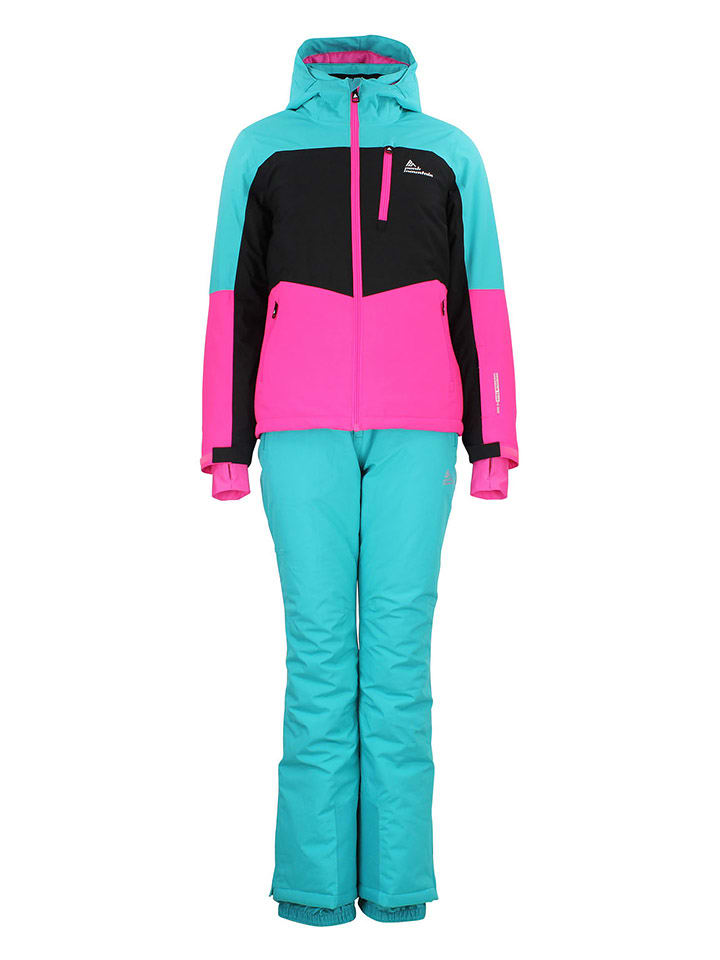 

Лыжная куртка Abiola Peak Mountain, цвет türkis/pink/schwarz