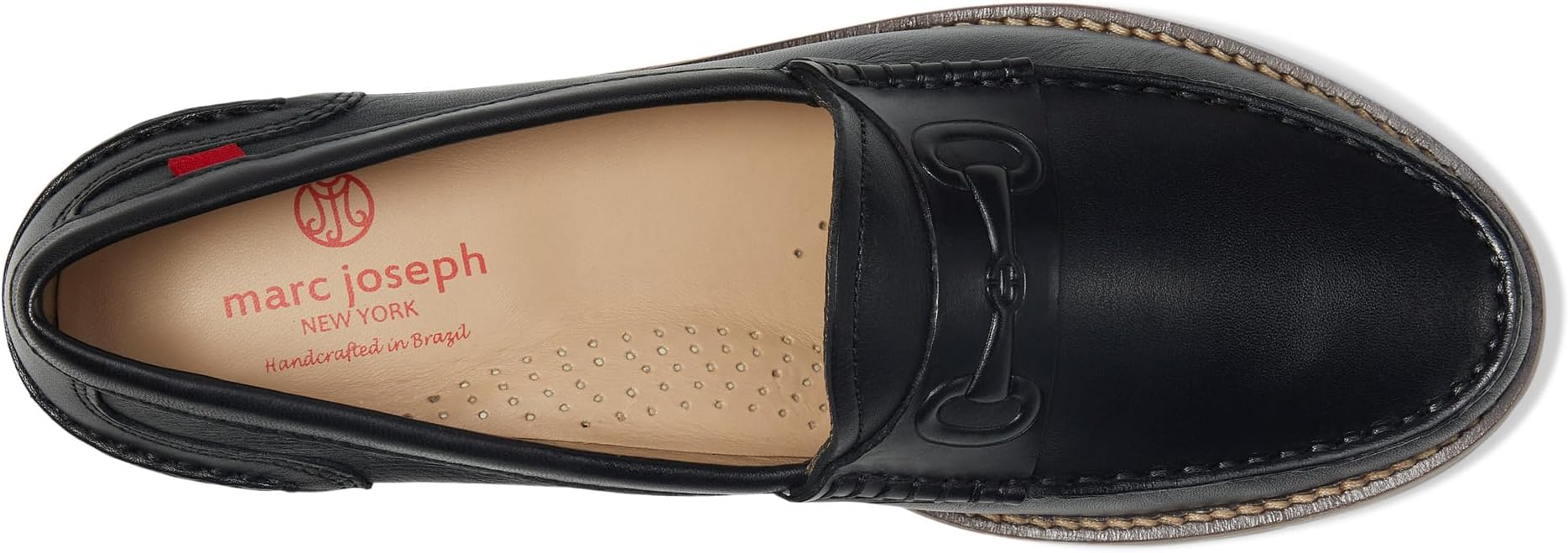 Лоферы Marc Joseph New York Academy Park, цвет Black Brushed Napa — фото 2