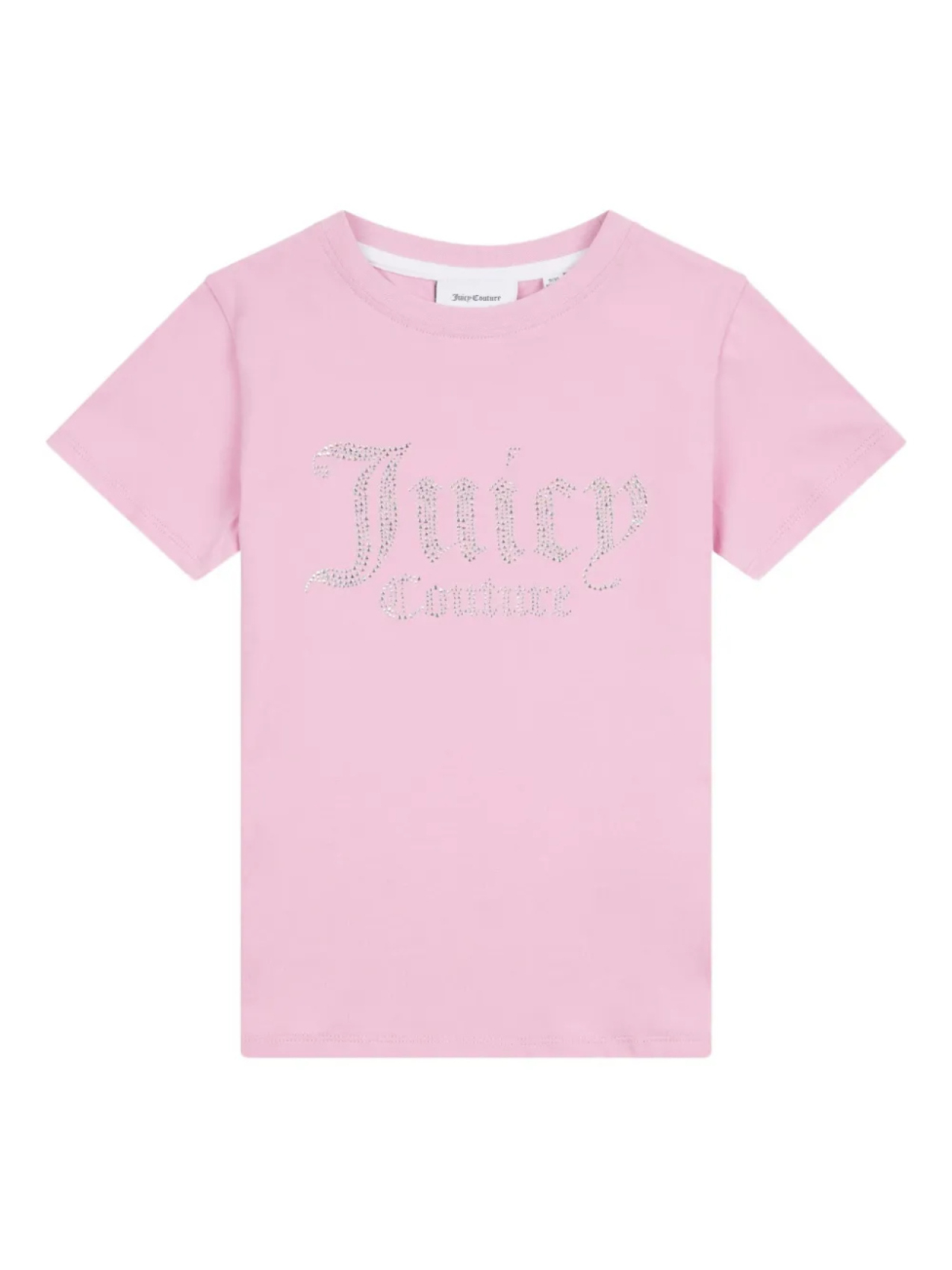 

Футболка Juicy Couture Kids, украшенная стразами, розовый