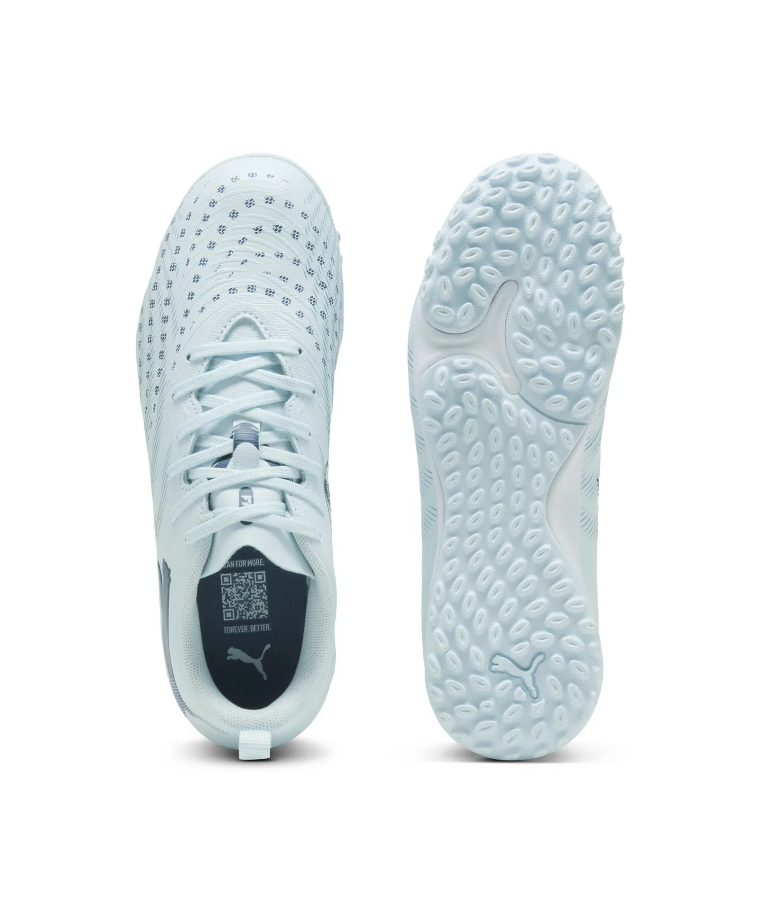Детские футбольные кроссовки PUMA FUTURE 9 PLAY TT + Mid синие — фото 4