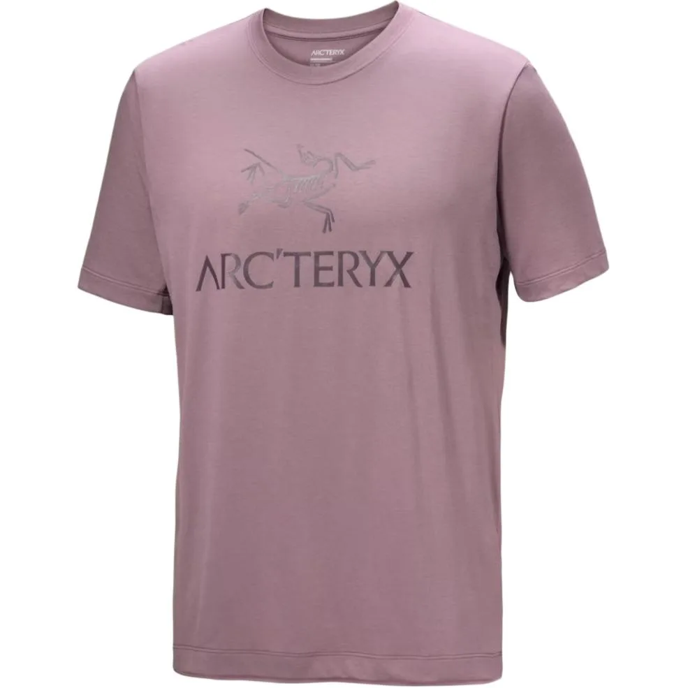 Футболка Arc'teryx с логотипом Arc'Word, Interstellar Purple/Phantasm Purple/Interstellar/Phantasm
