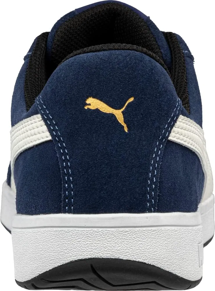 Мужские низкие защитные кроссовки Puma Iconic Suede Grey — фото 4
