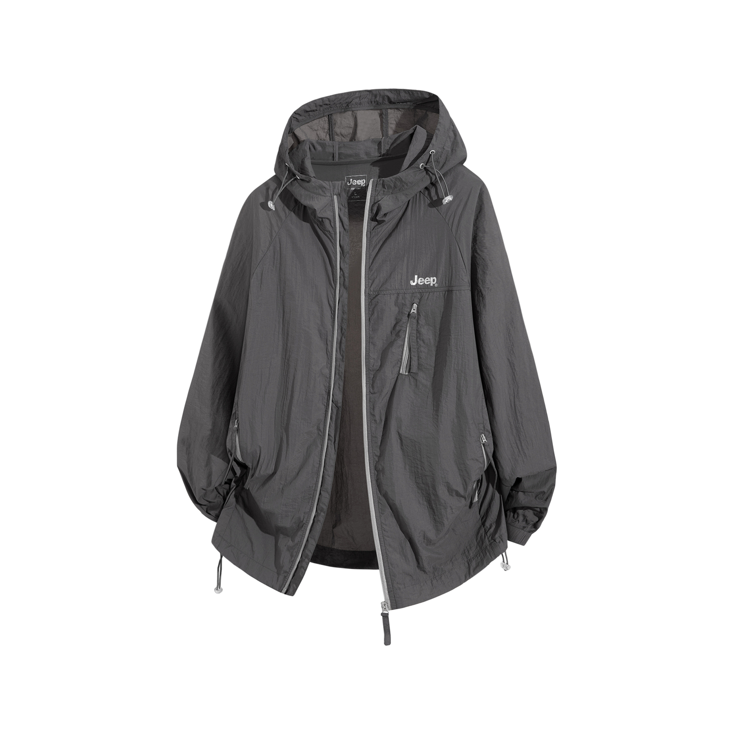 

Одежда для защиты от солнца Unisex Jeep, темно-серый[cooling technology]