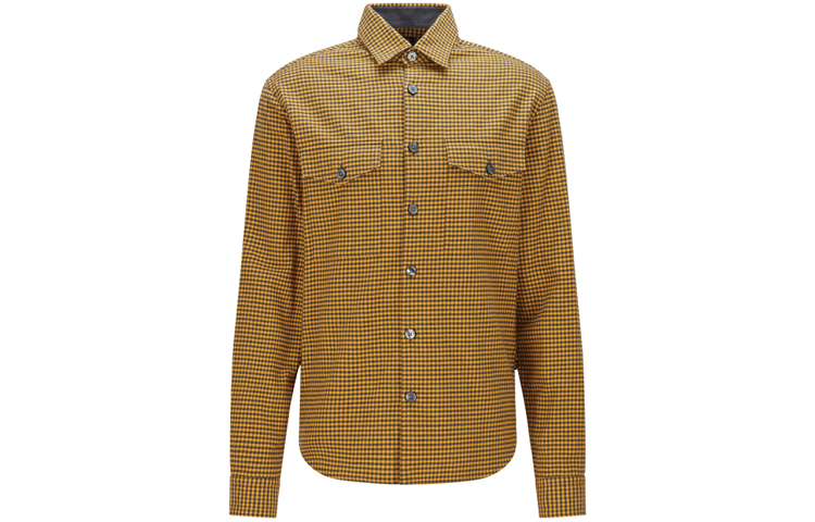 

Мужская рубашка коричневого цвета HUGO BOSS, коричневый