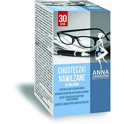 

ANNA ZARADNA ST-AZ-030507 Салфетки для чистки стекол/дисплеев/экранов белые 12 x 14 см