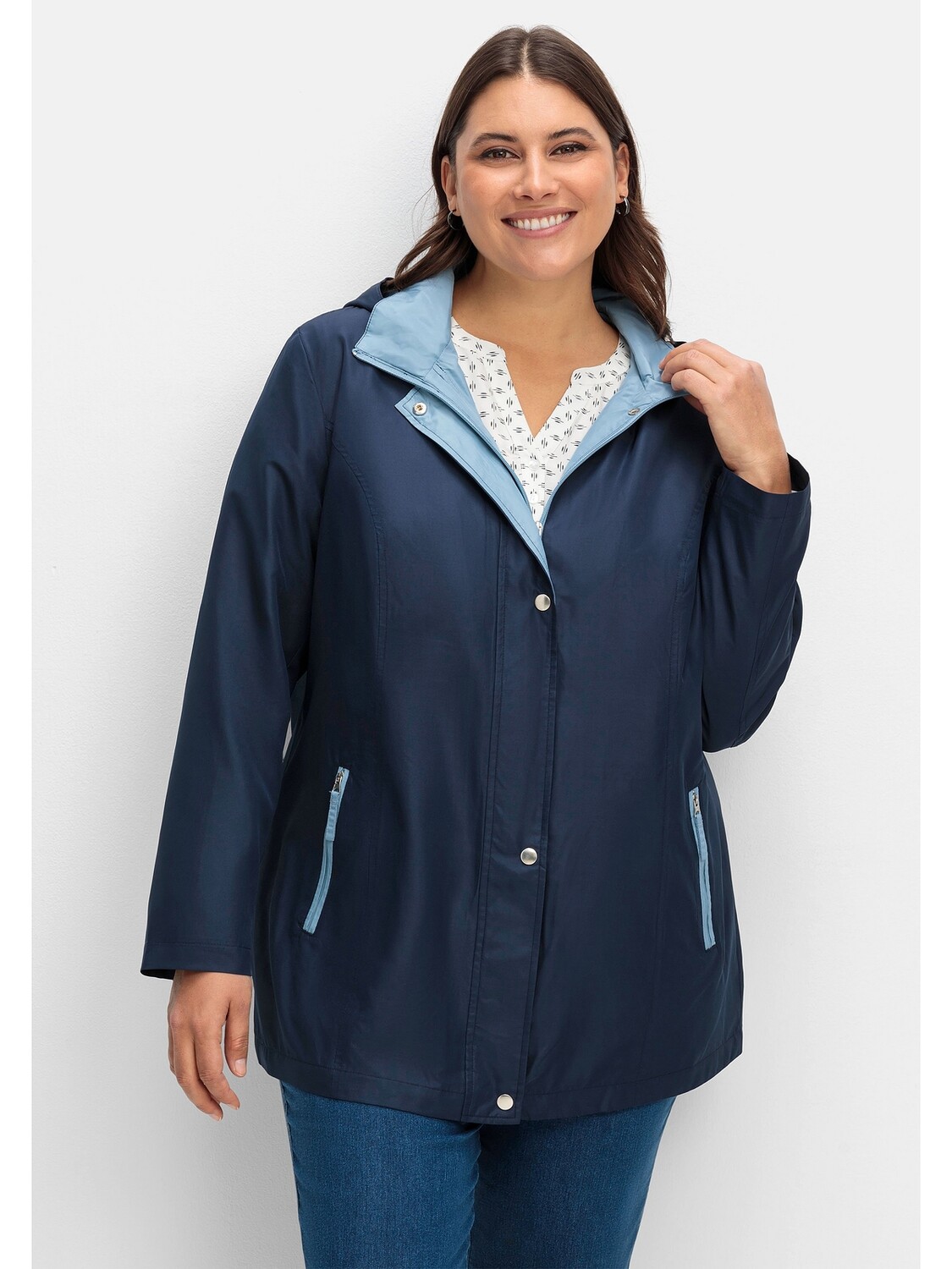 

Куртка sheego Funktionsjacke, морской