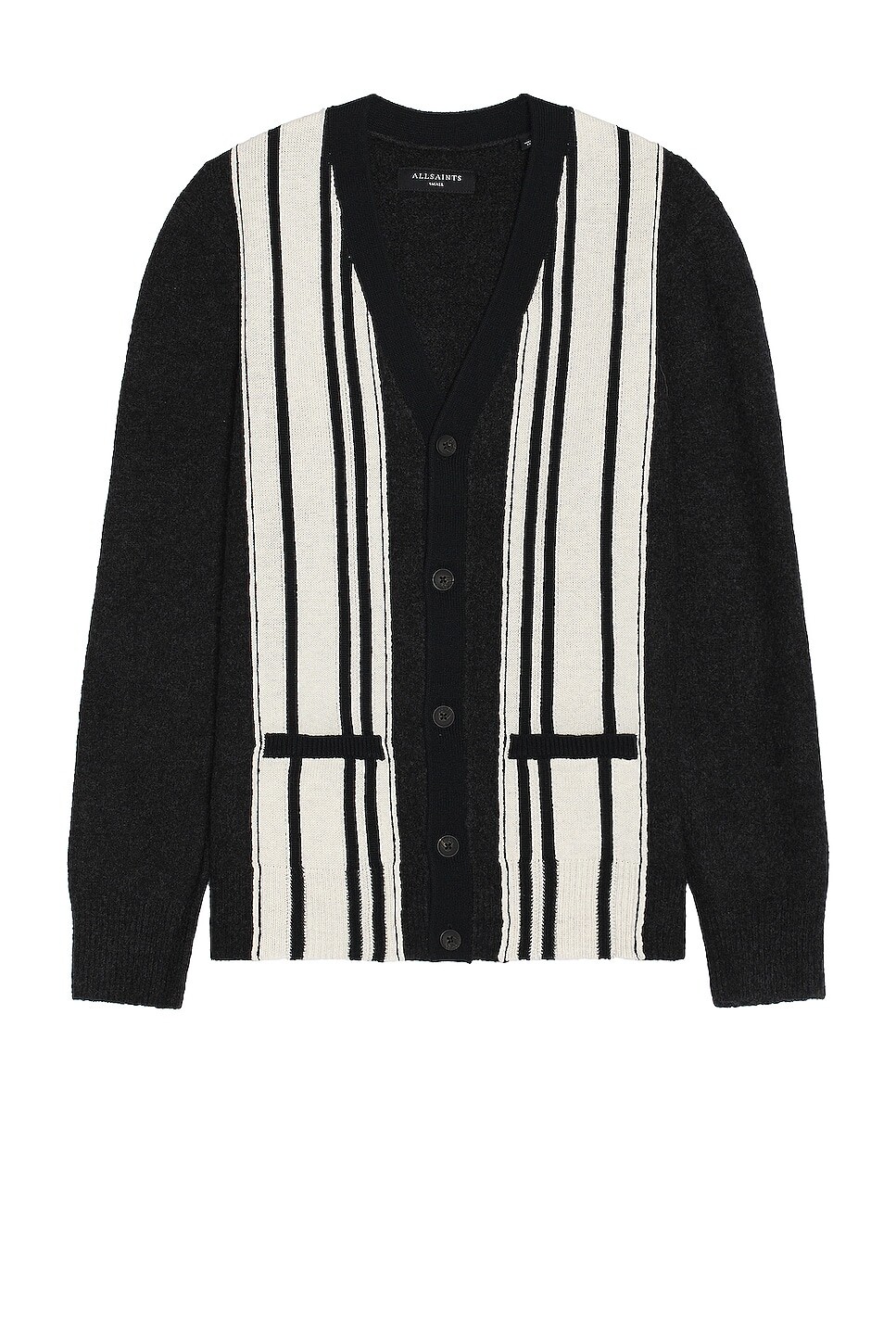 

Кардиган ALLSAINTS Berkley, цвет Cinder Black Marl