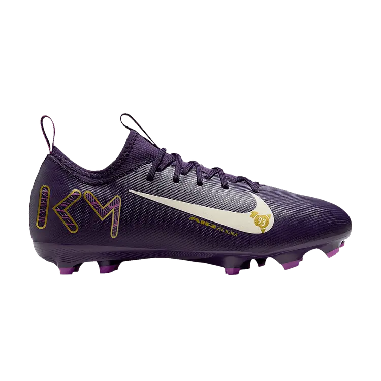 

Бутсы Nike Kylian Mbappé x Zoom Mercurial Vapor 16 Academy MG GS 'Grand Purple', фиолетовый