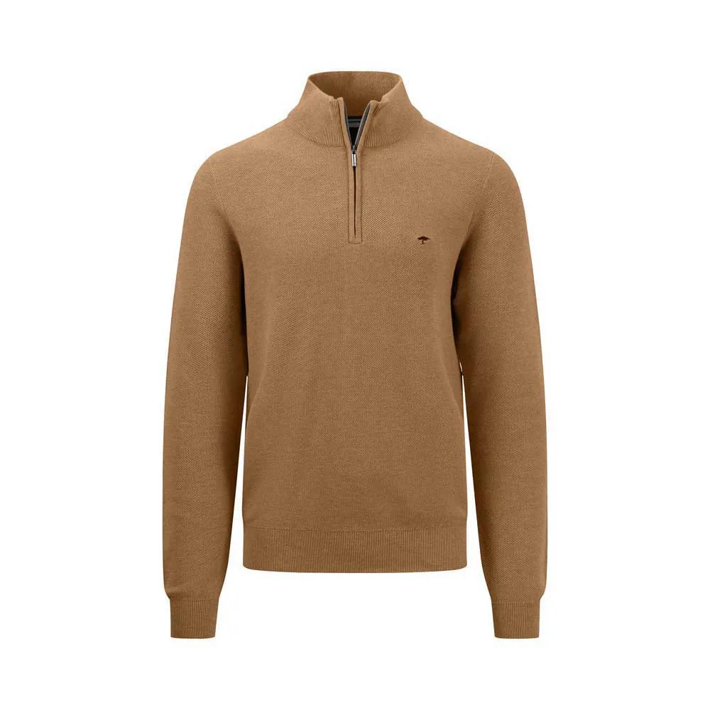 

Свитер Fynch Hatton 1413222 half zip, коричневый