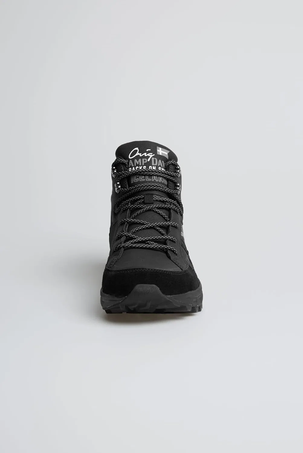 Мужские высокие походные кроссовки CAMP DAVID, Black — фото 3