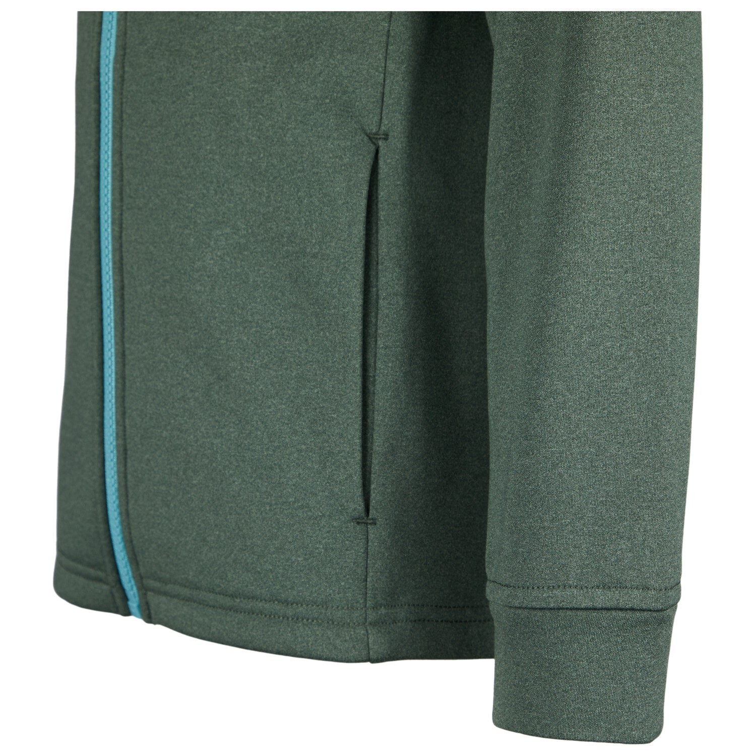 Флисовая жилетка Stoic Kid's AlsterbroSt Stretch Fleece Hoody, цвет Green Melange — фото 4