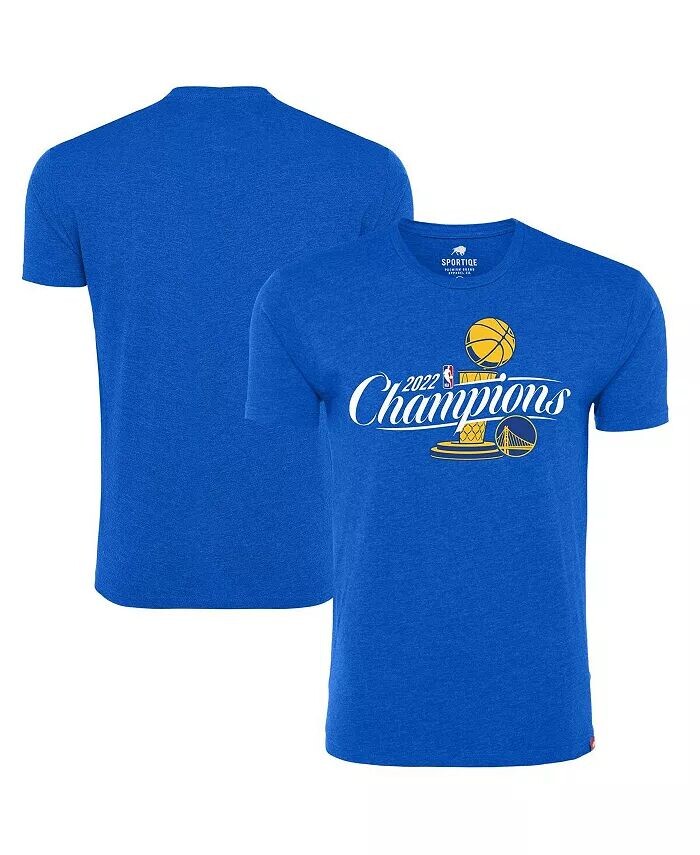 

Мужская футболка Royal Golden State Warriors 2022 NBA Finals Champions с официальным логотипом Davis Sportiqe